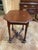Early 19th Century Early 19th-Century English Pine Tea Table (William & Mary, Stretcher Base) From Michael J. Fox’s Home For Sale - Image 5 of 8
