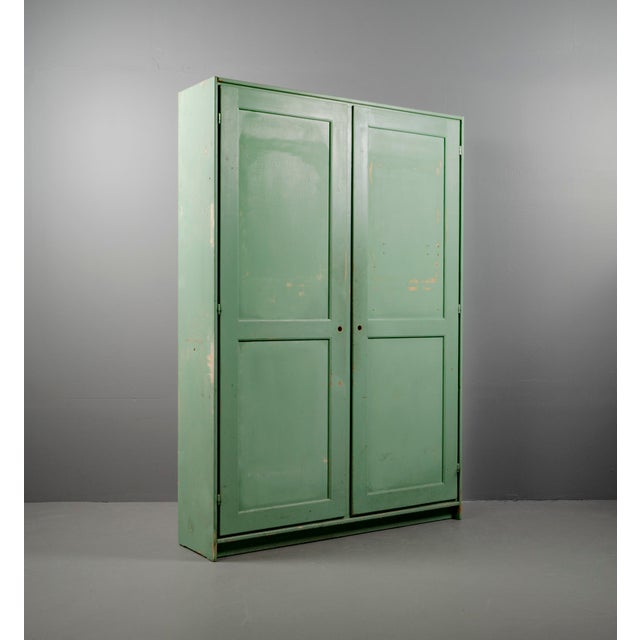 Vintage Cabinet in Green, 1950s For Sale - Image 6 of 18