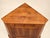 Low Louis Philippe Style Plinth Corner Cabinets in Cherrywood, 1960s For Sale - Image 3 of 8