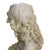 Italian Classical Carved Alabaster Bust of a Maiden With Flowers by P. Bazzanti For Sale - Image 10 of 13