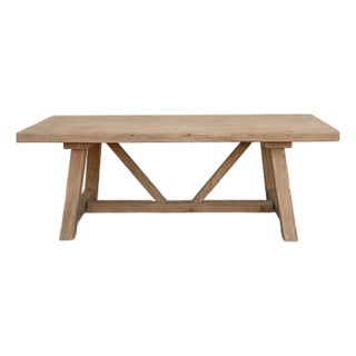The Chablis, Thick Top Tavern Trestle Table For Sale