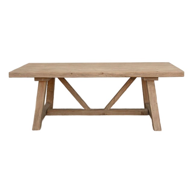 The Chablis, Thick Top Tavern Trestle Table For Sale