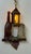 Gold Italian Murano Glass Beer Lantern Wall Light in Hand-Carved Wood, 1970s For Sale - Image 8 of 18