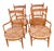 1950s Vintage Tomlinson Dining Chairs- Rush Seat Set of 4 For Sale