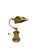 Metal French Adjustable Bankers Desk Lamp in Brass, 1960s For Sale - Image 7 of 17