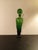 Mid-Century Modern Vintage Green Empoli Bugle Boy Decanter With Stopper, Italy For Sale - Image 3 of 5