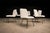 Light Gray Set of Six Dining Chairs in Metal and Boucle by Carlo Hauner, Brazil, 1950s For Sale - Image 8 of 15