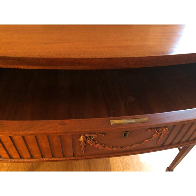 Wood Art Deco French One Drawer Buffet For Sale - Image 7 of 13