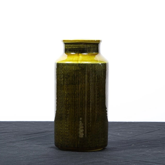 Mid-Century Modern Ceramic Vase by Gunnar Nyland for Rorstrand Company For Sale In New York - Image 6 of 11