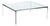 Mid Century Glass & Chrome Coffee Table by Katavalos for Laverne Originals For Sale