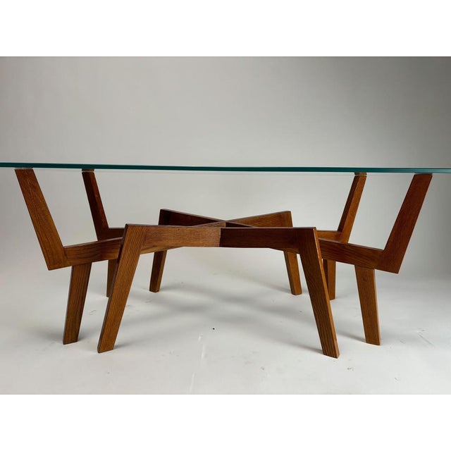Mid-Century Modern Sculptural Wooden Coffee Table, Italy, 1950s For Sale - Image 6 of 17