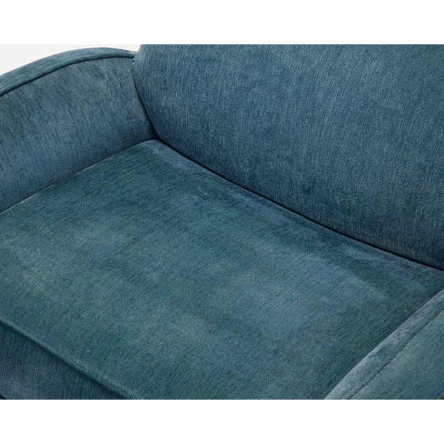 Wood Pair of Italian Mid-Century Modern Sculptural Lounge Chairs, in the Style of Gio Ponti, Circa 1950s For Sale - Image 7 of 9
