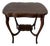 Antique Mahogany Two-Tier Serpentine Accent Table For Sale