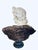 Late 20th Century Late 20th Century Monumental Apollo Belvedere Marble Bust on Veined Carrara Marble Pedestal For Sale - Image 5 of 12
