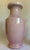 Modern Blush Pink Crackle-Glaze Ceramic Vases - Pair For Sale - Image 3 of 8