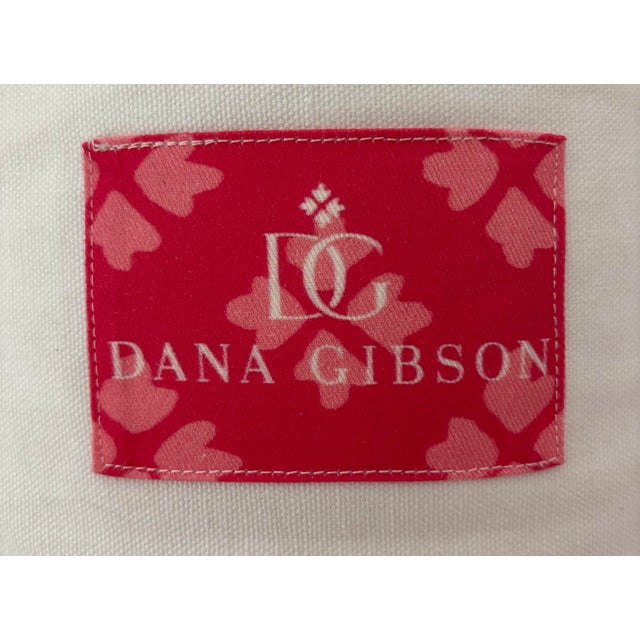 Dana Gibson Dana Gibson Whippet in Pink Lumbar Pillow For Sale - Image 4 of 4