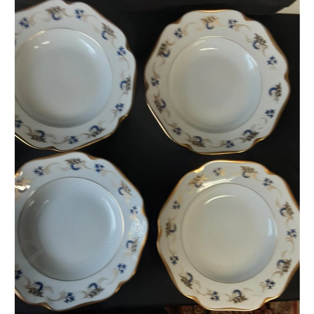 1900 - 1909 Vintage Set of 11 Porcelain Kpm Soup Bowls For Sale - Image 5 of 8
