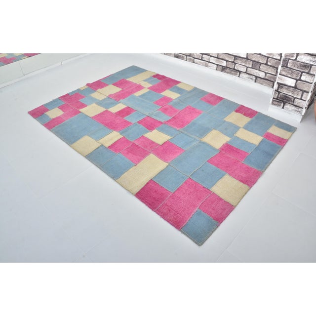 Vintage Anatolian Hemp Rug, 1960s For Sale - Image 3 of 8