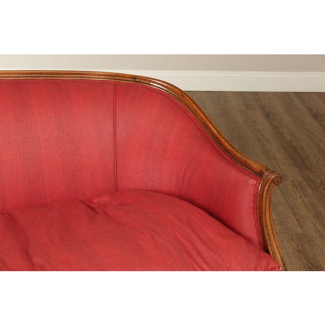 Mid 20th Century French Louis XV Style Walnut Upholstered Sofa For Sale - Image 5 of 18