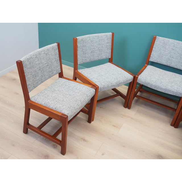 Vintage Danish Teak Chairs, 1970s, Set of 5 For Sale - Image 3 of 18