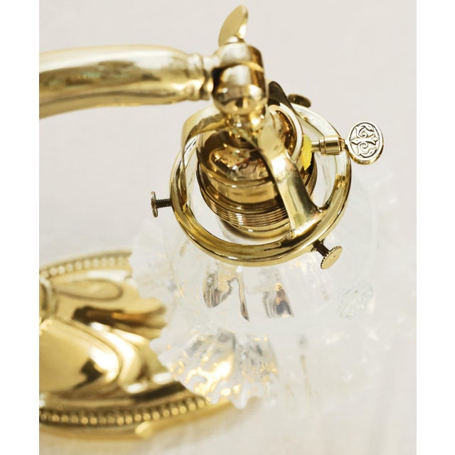Gold Art Nouveau Table Lamp, 1890s For Sale - Image 8 of 10