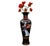 Large Chinese Porcelain Vase with Poppies For Sale - Image 4 of 9
