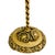 Vintage Gold Gilt Three Ring Metal Hand Towel Holder For Sale - Image 4 of 7