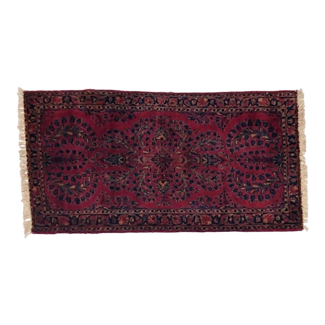 1920s Vintage Persian Sarouk Rug For Sale