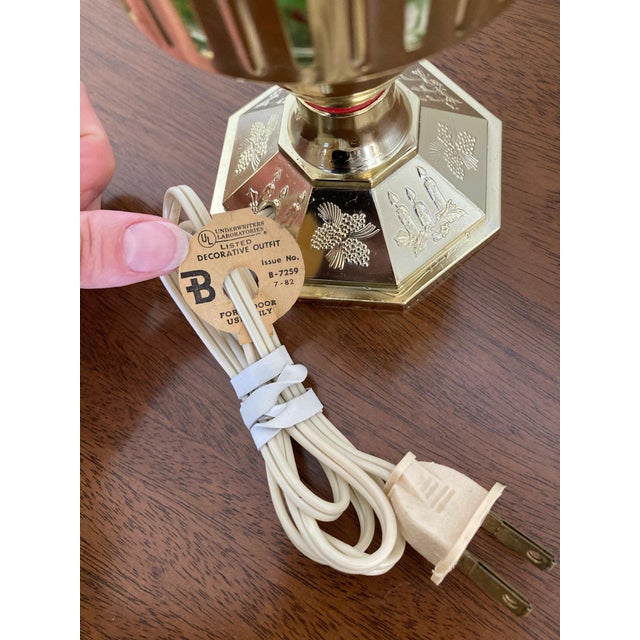 Vintage Late 20th Century Flameless Hurricane Candle Chairish