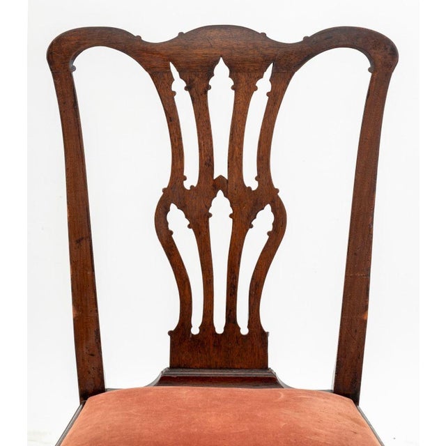 Chippendale Chippendale Style Mahogany Dining Chair For Sale - Image 3 of 7