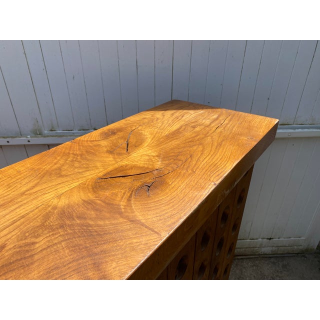 Brown L-Shaped Corner Bar in Walnut, 1950 For Sale - Image 8 of 18