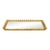 Large North American Gilt-Metal & Mirrored Vanity / Serving Tray, 1970s For Sale