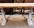 Industrial design table with aerogom-coated top and whitewashed base industrial design table with an aero-coated top and...