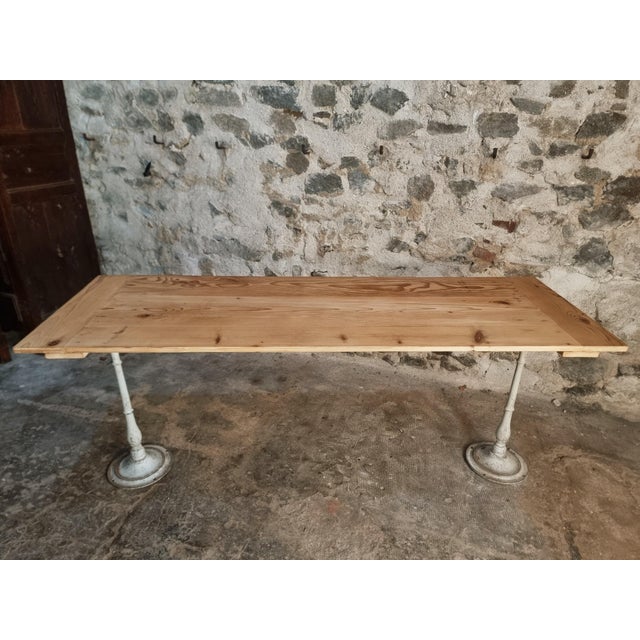 Antique French Bistro Table Dining Table, 1900s For Sale - Image 9 of 17