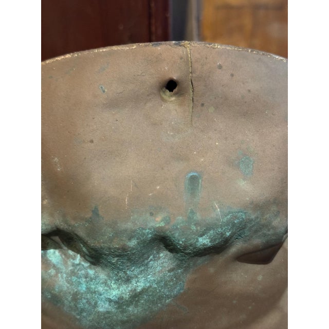 19th Century Copper Lion Victorian Ceiling Corice Piece For Sale In Pittsburgh - Image 6 of 18