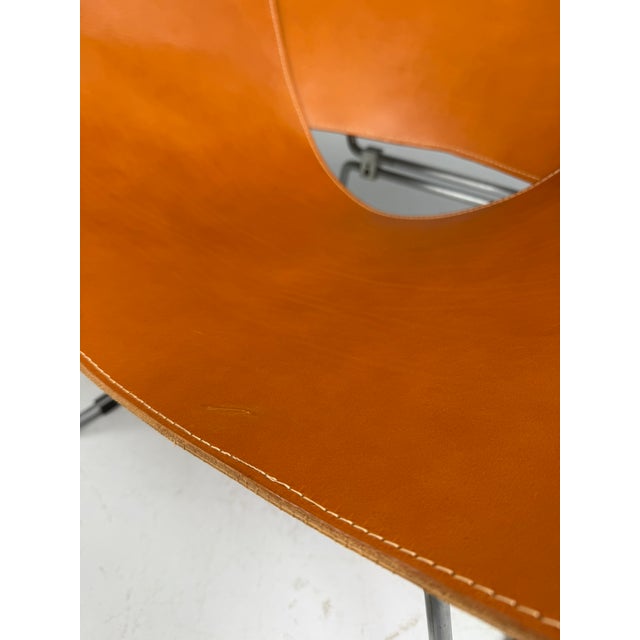 AP-14 Armchair in Cognac Leather by Pierre Paulin for AP Polak, 1955 For Sale - Image 17 of 18