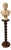 Vintage Monumental Bobbin-Turned Wood Display Pedestal or Plant Stand, 37.5” For Sale