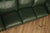 Wood Green Leather Sleeper Sofa with Nailhead Trim For Sale - Image 7 of 18