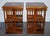 Sheraton Revival Burr Walnut Bookcases, Set of 2 For Sale - Image 12 of 16
