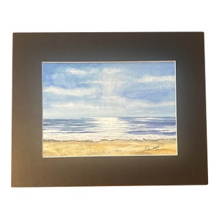 “Morning Light on the Shore” Original Watercolor by Nancy Smith For Sale