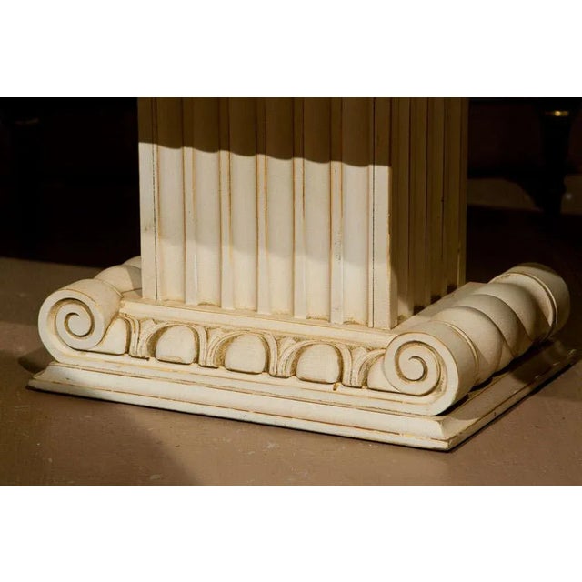 Hollywood Regency Grosfeld House Style Glass Top Coffee Table For Sale - Image 3 of 6