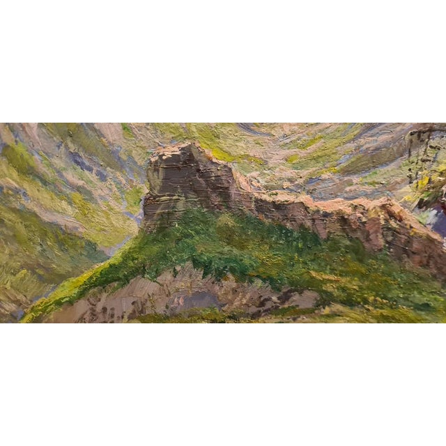 Giuseppe Gheduzzi, Landscape, Early 1900s, Oil on Wood, Framed For Sale - Image 9 of 18