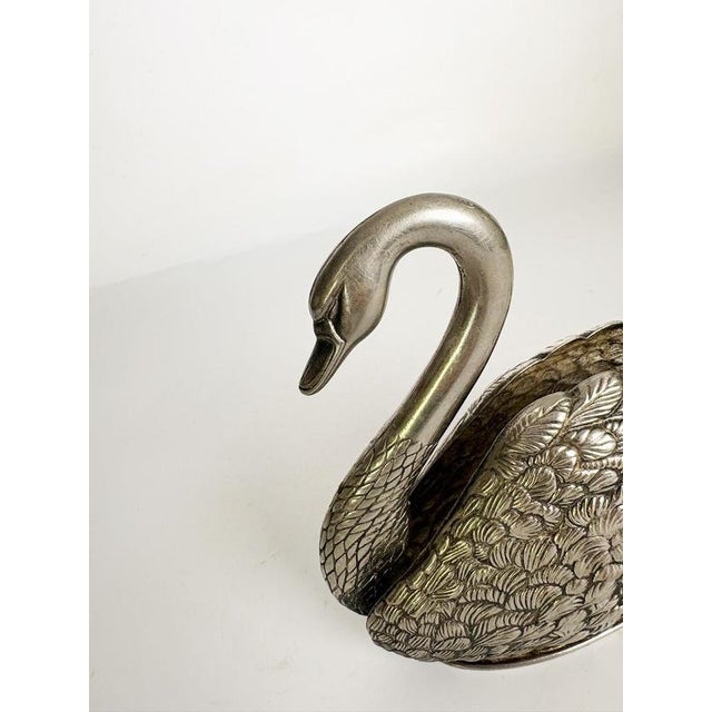 Metal Swan Letter Holder, France, 1970s For Sale - Image 6 of 10