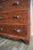 19th-Century American Cherry Chest of Drawers With Original Leaf Pulls For Sale - Image 4 of 6