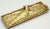 Circa 1890, fine quality gilded bronze pen tray made in Spa, Belgium. It is well cast solid bronze with lovely high relief...