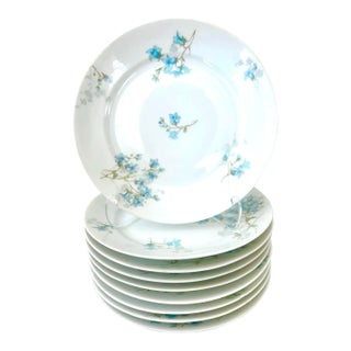 Chefield Havilan Limoges Porcelain Dessert Plates - Made in France For Sale