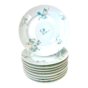 Chefield Havilan Limoges Porcelain Dessert Plates - Made in France