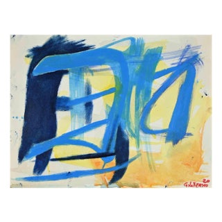 Giorgio Lo Fermo, Abstract Composition, Original Tempera and Watercolor, 2020 For Sale