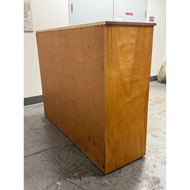 Thirty Two Drawer Apothecary Wood Cabinet, Vintage For Sale In San Francisco - Image 6 of 12