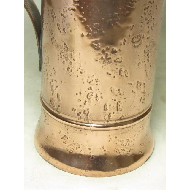1930s French Polished Copper 2 Litre Jug For Sale - Image 5 of 17
